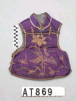 藏品(女童一字襟背心)的圖片